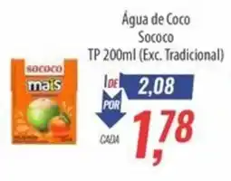 Supermercados BH Água de Coco Sococo oferta