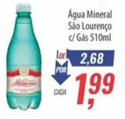 Supermercados BH Água Mineral São Lourenço c/ Gás oferta