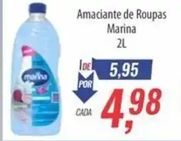 Supermercados BH Amaciante de Roupas Marina oferta