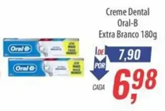 Supermercados BH Creme Dental Oral-B Extra Branco oferta