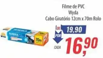 Supermercados BH Filme de PVC Wyda Cabo Giratório oferta