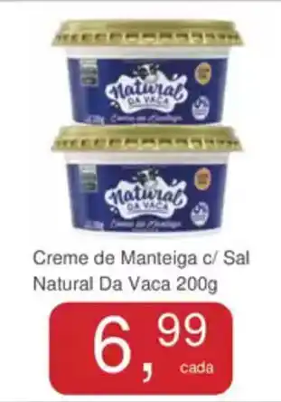 Mineirão Atacarejo Creme de Manteiga c/ Sal Natural Da Vaca oferta