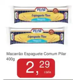 Mineirão Atacarejo Macarrão Espaguete Comum Pilar oferta