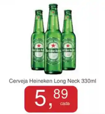 Mineirão Atacarejo Cerveja Heineken Long Neck oferta