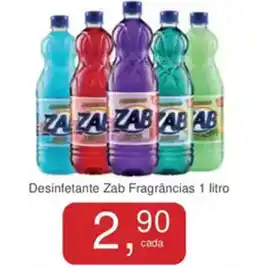 Mineirão Atacarejo Desinfetante Zab Fragrâncias oferta