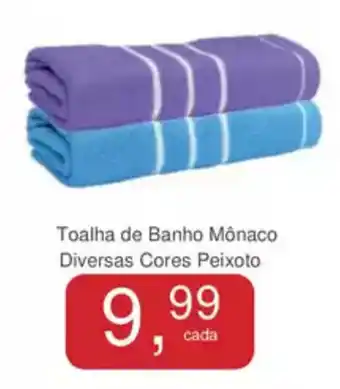 Mineirão Atacarejo Toalha de Banho Mônaco Diversas Cores Peixoto oferta