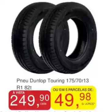 Mineirão Atacarejo Pneu Dunlop Touring 175/70r13 oferta