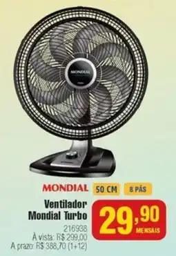 Berlanda MONDIAL Ventilador Mondial Turbo oferta