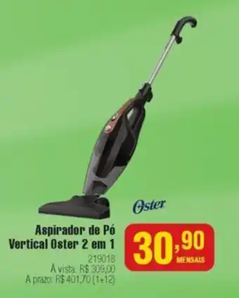 Berlanda Aspirador de Pó Vertical Oster 2 em 1 oferta