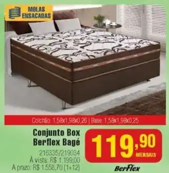 Berlanda Conjunto Box Berflex Bagé oferta