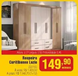 Berlanda Roupeiro Curitibanos Lazio oferta