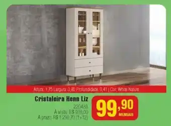 Berlanda Cristaleira Henn Liz oferta