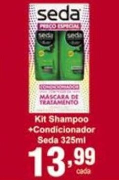 Rossi Supermercado Kit Shampoo + Condicionador Seda 325ml oferta