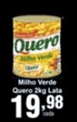 Milho Verde Quero 2kg lata