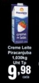 Rossi Supermercado Creme Leite Piracanjuba 1.030kg Uht Tp oferta