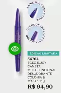 O Boticário Egeo - egio e.joy caneta multifuncional desodorante colônia & makei oferta