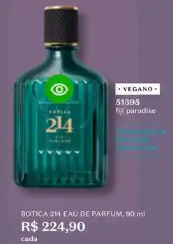 O Boticário Paradise - eau de parfum oferta