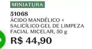 O Boticário O boticario - acido mandelico + salicilico gel de limpeza facial micelar oferta