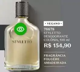 O Boticário O boticario - styletto desodorante colônia oferta