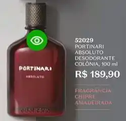 O Boticário Portinari - absoluto desodorante colônia oferta