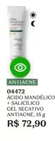 O Boticário Acido mandelico + salicilico gel secativo antiacne oferta