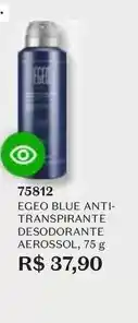 O Boticário Egeo - blue anti- transpirante desodorante aerossol oferta