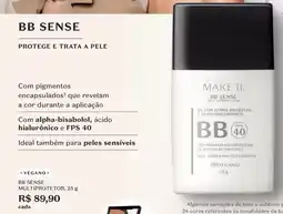 O Boticário Sense - protege e trata a pele oferta