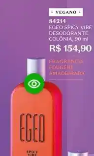 O Boticário Egeo - spicy vibe desodorante colonia oferta