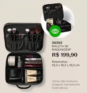 O Boticário De - maleta de maquinagem oferta