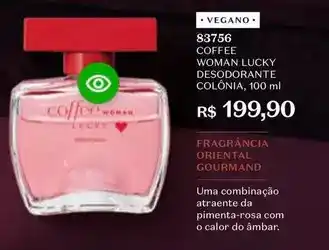 O Boticário O boticario - coffee woman lucky desodorante colônia oferta