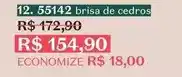 O Boticário Brisa de cedros oferta