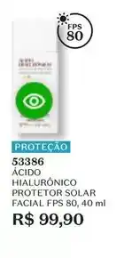 O Boticário Solar - protetor facial fps 80,40 ml oferta