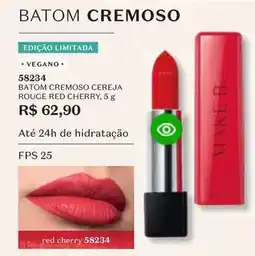 O Boticário O boticario - batom cremoso cereja rouge red cherry oferta