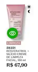 O Boticário O boticario - resveratrol + silicio creme de limpeza facial oferta