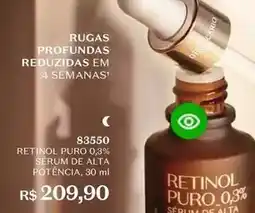 O Boticário Puro - puro 0.3% sérum de alta potência oferta