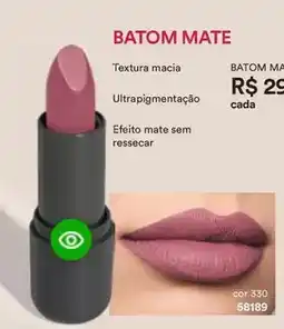 O Boticário Mate - batom mate oferta