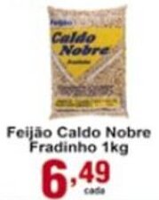 Rossi Supermercado Feijao Caldo Nobre Fradinho 1kg oferta