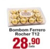 Rossi Supermercado Bombom Ferrero Rocher T12 oferta
