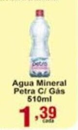 Rossi Supermercado Agua Mineral Petra c/ gas 510ml oferta