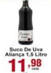 Rossi Supermercado Suco de Uva Alianca 1.5L oferta