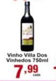 Rossi Supermercado Vinho Villa Dos Vinhedos 750ml oferta