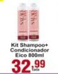 Rossi Supermercado Kit Shampoo + Condicionador Eico 800ml oferta