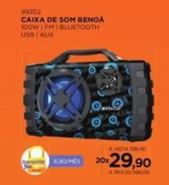 Benoit Caixa de som benoá oferta