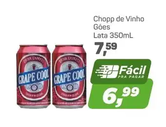 Arena Atacado Chopp de Vinho Goes lata 350ml oferta