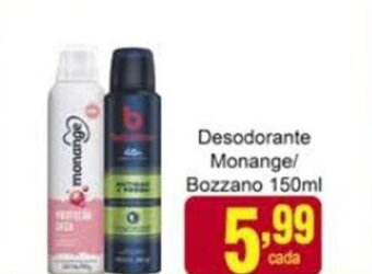 Rossi Supermercado Desodorante Monange/ Bozzano 150ml oferta