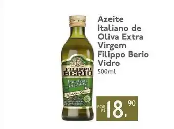 Perini Azeite Italiano De Oliva Extra Virgem Filippo Berio Vidro 500ml oferta