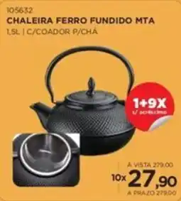 Benoit Chaleira ferro fundido mta oferta