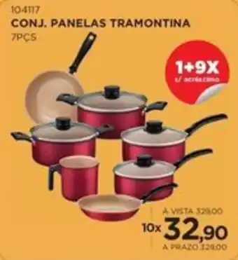 Benoit Conj. panelas tramontina oferta