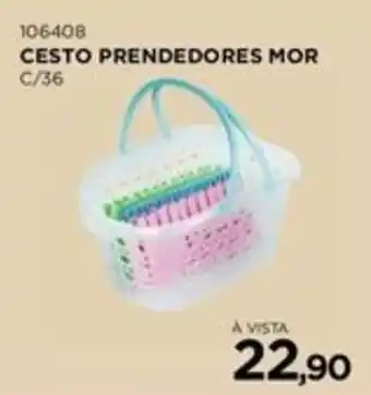 Benoit Cesto prendedores mor c/36 oferta