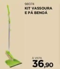 Benoit Kit vassoura e pá benoá oferta